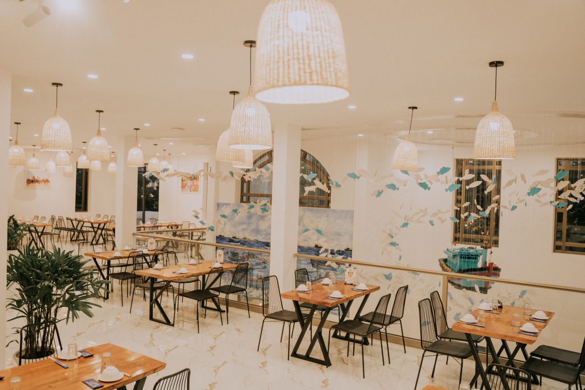 Nhà hàng Cá ngừ Đại dương Quy Nhơn chị Thuận sang trọng và nhiều món ngon