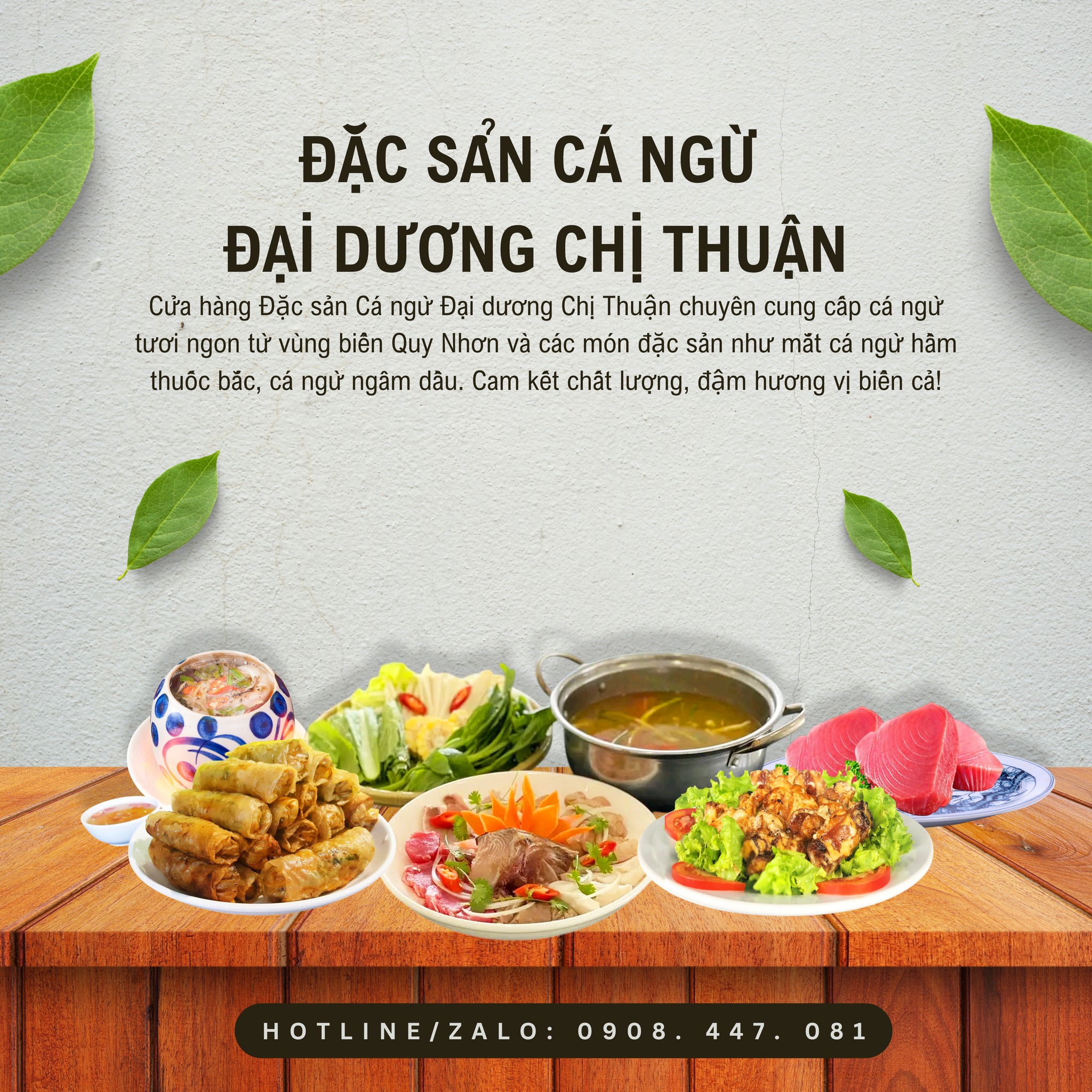 cửa hàng đặc sản cá ngừ